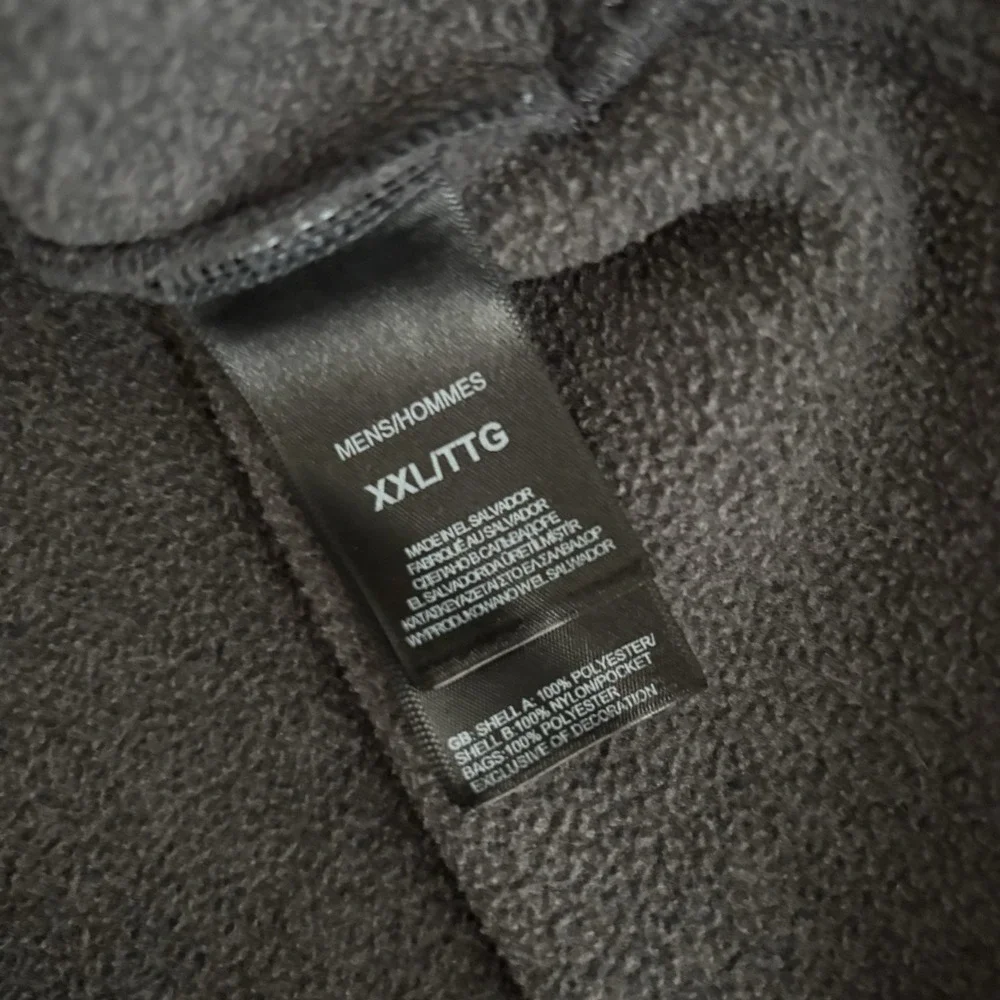 The North Face Davenport Pullover Jacket Asphalt Grey Heather & Black Size: XXL